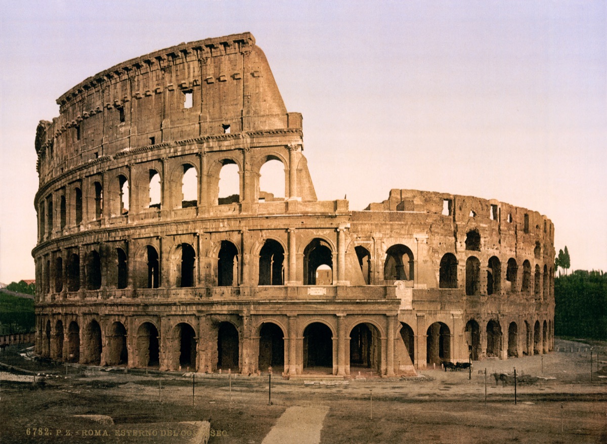 Das Kolosseum in Rom, Italien