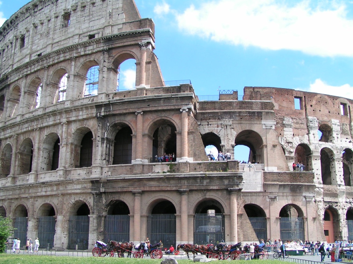 Het Colosseum in Rome, Italië.