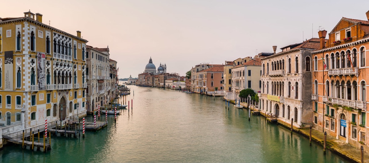 Venice canals at dawn