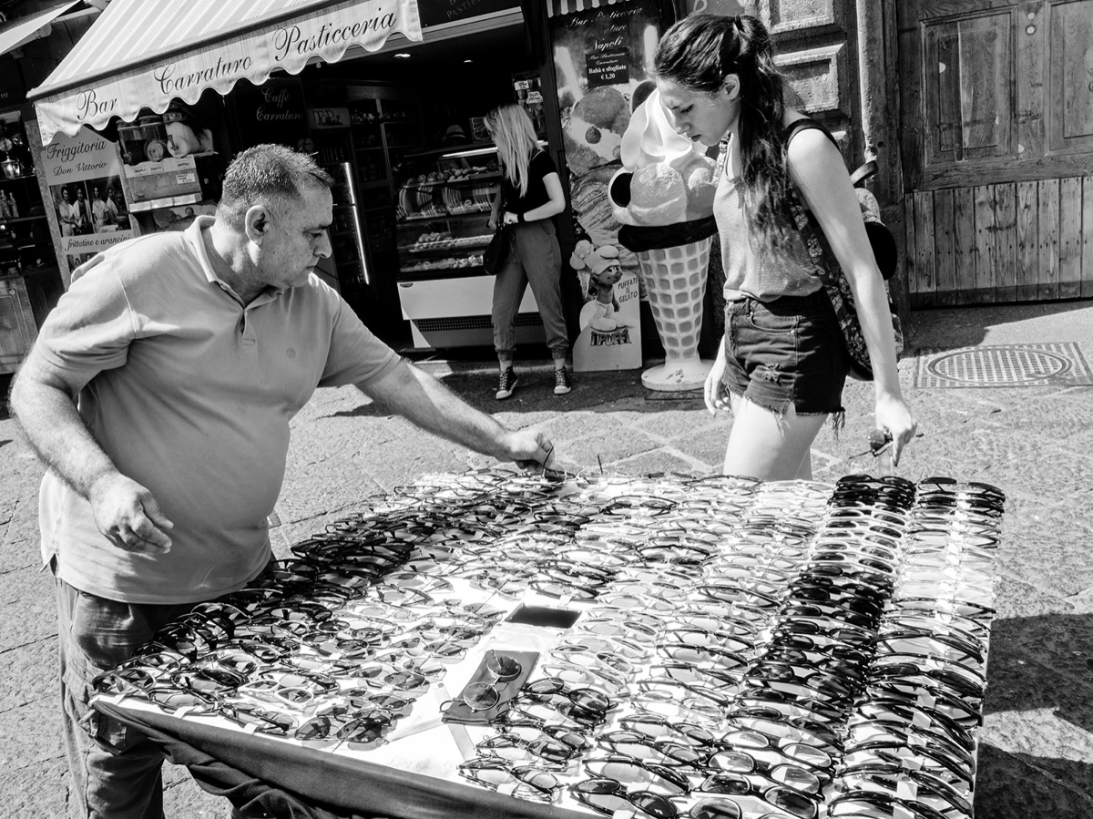 vendedor en napoli